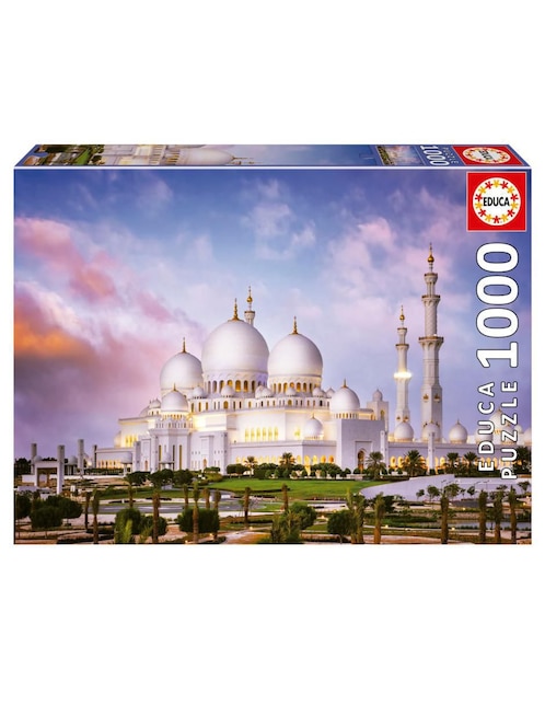 Rompecabezas Gran mezquita de Sheikh Zayed Educa 1000 piezas