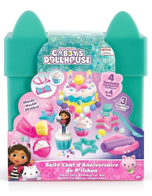Muffin Cat box de cumpleaños Canal Toys Gabby's Dollhouse