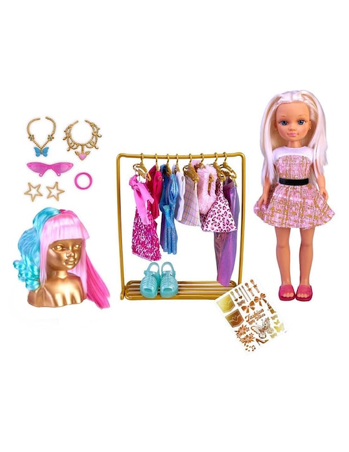 Muñeca Nancy Vestidor Delooks