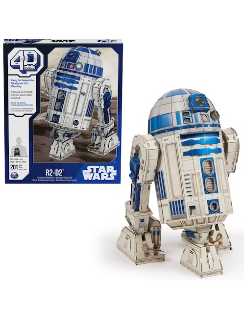 Rompecabezas Star Wars R2-D2 de 4D 201 piezas