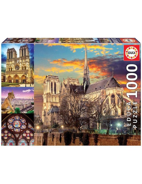 Rompecabezas Collage de notre Dame Educa 1000 piezas