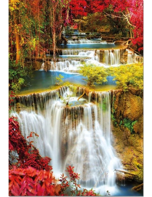 Rompecabezas Cascada en bosque profundo Educa 1000 piezas