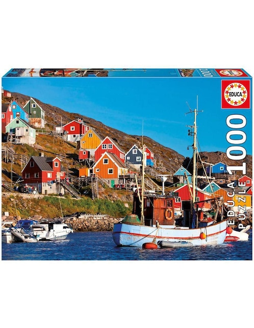 Rompecabezas Casas nordicas Educa 1000 piezas