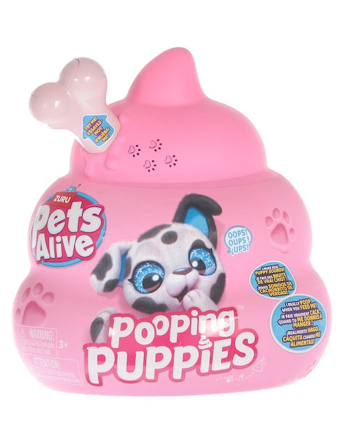 Peluche de Perro Pets Alive Pooping Puppies de 30 cm