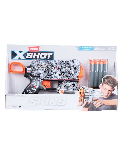 Pistola de dardos Skins Flux Game Over