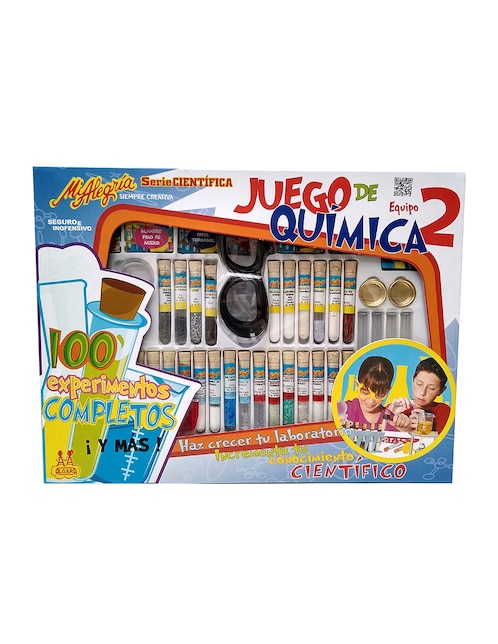 Juego de Química 2 Mi alegría Serie Científica educativo unisex