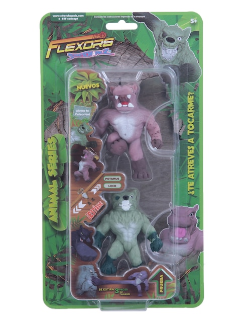 Set figuras de acción Flexors Ruz elástico