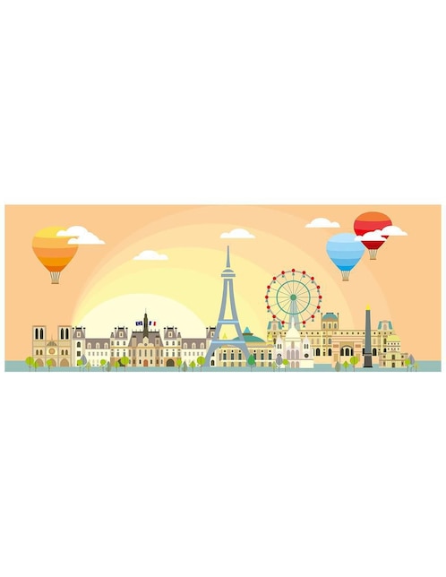 Rompecabezas Paris romántico Ravensburger 1000 piezas