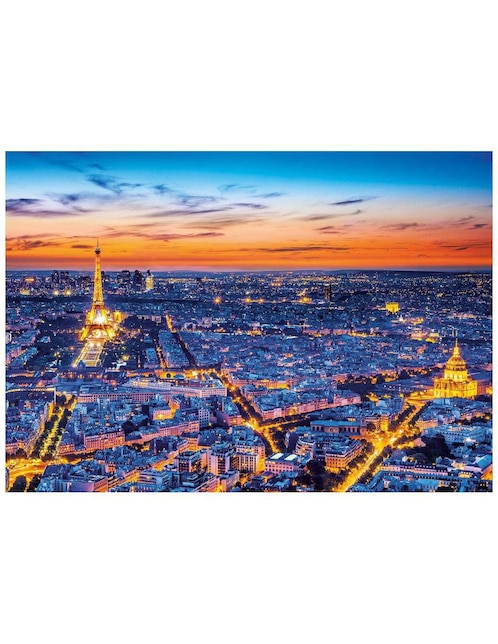 Rompecabezas Torre Eiffel, París Clementoni 1500 piezas