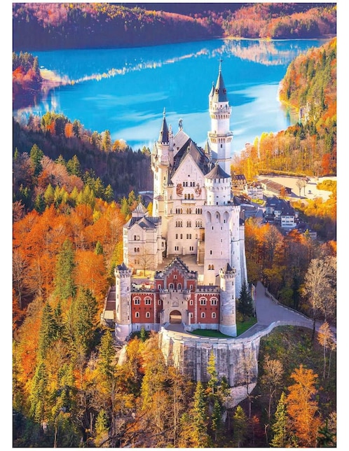 Rompecabezas Castillo de Neuschwanstein Clementoni 1000 piezas