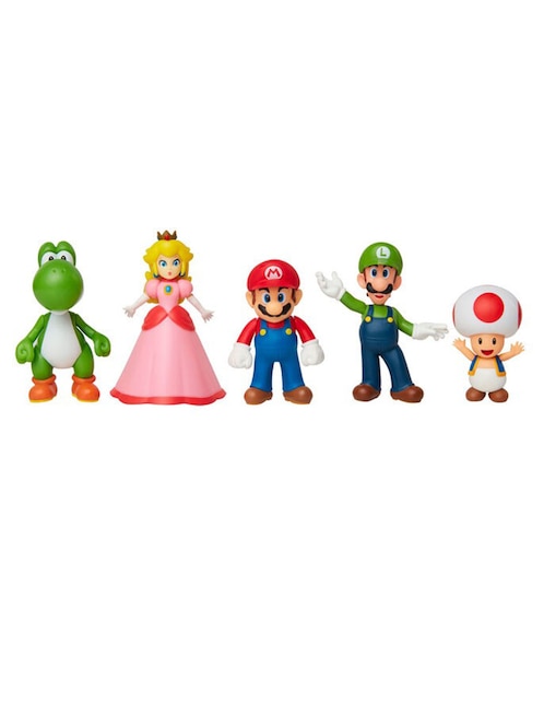 Set figuras acción Super Mario Jakks Pacific