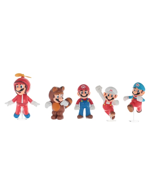 Set figuras acción Nintendo Super Mario Jakks Pacific