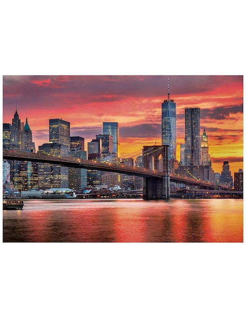 Rompecabezas Puente de Brooklyn, Nueva York Clementoni 1500 piezas