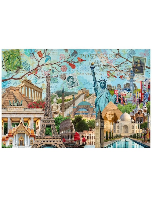 Rompecabezas Grandes Ciudades, Nueva York, Londres y París Ravensburger 5000 piezas