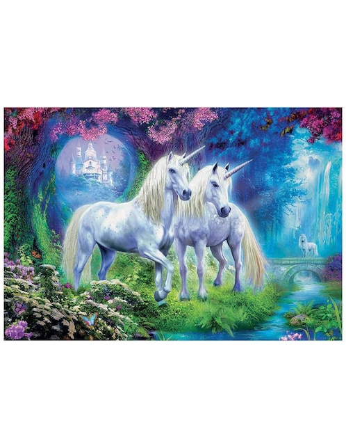 Rompecabezas Unicornio en el bosque encantado Educa 500 piezas