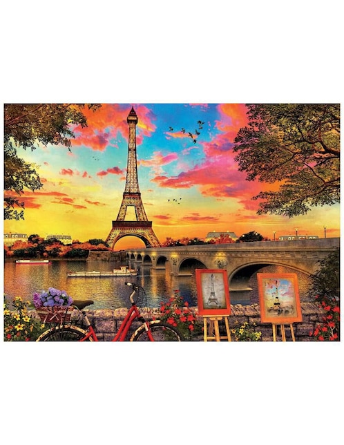 Rompecabezas Torre Eiffel y el Sena Educa 3000 piezas