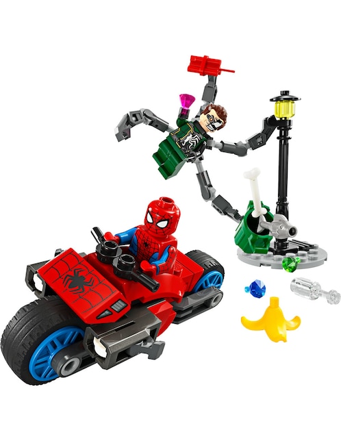 Lego Super Heroes Persecución en Moto: Spider-Man VS Doc Ock 76275