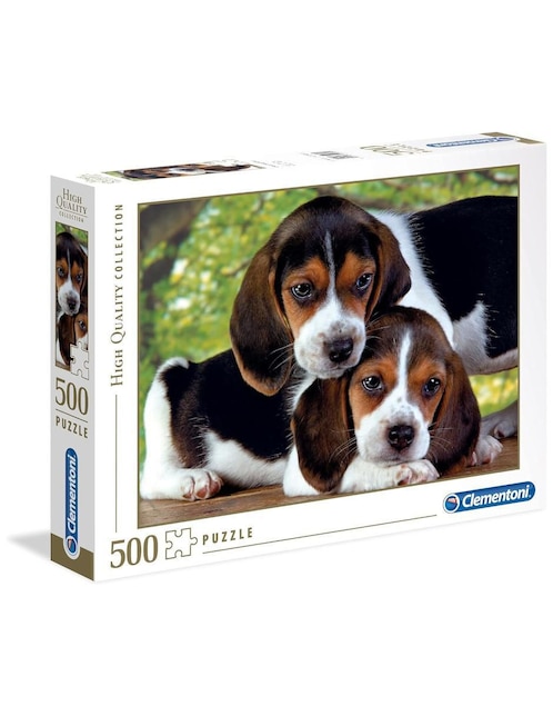 Rompecabezas Perritos Clementoni 500 piezas