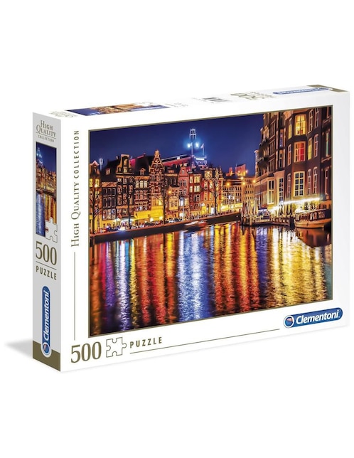 Rompecabezas Amsterdam Clementoni 500 piezas