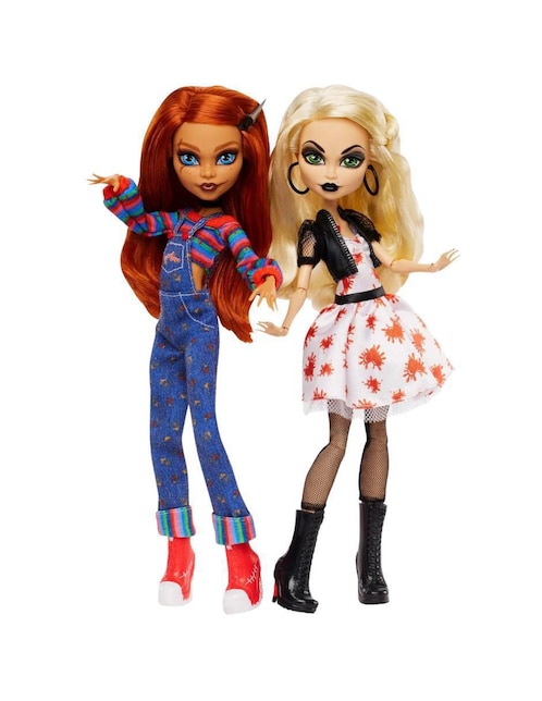 Set muñecas Monster High Skullector Chucky y Tiffany