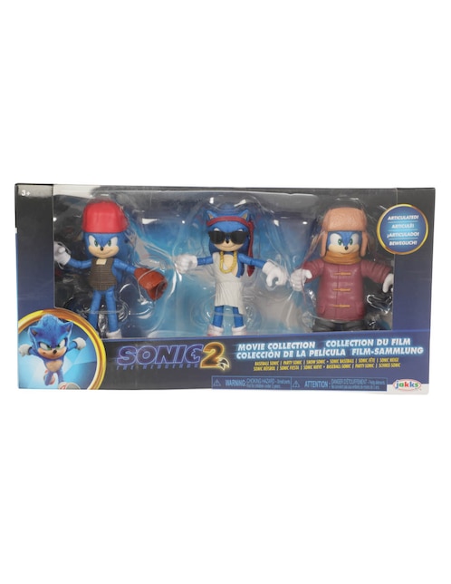 Set figuras acción Sonic 2: Colección de la película Jakks Pacific