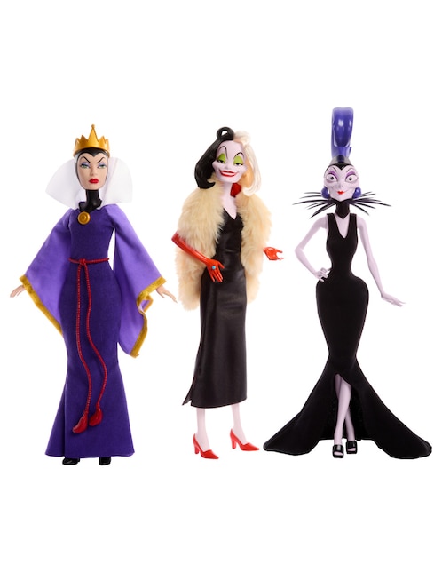 Set muñecas Disney: Villains Mattel