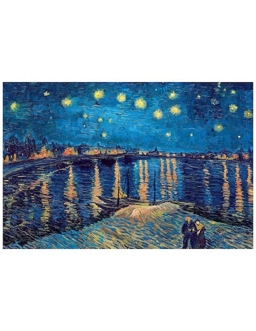 Rompecabezas Noche Estrellada Van Gogh Eurographics 1000 piezas