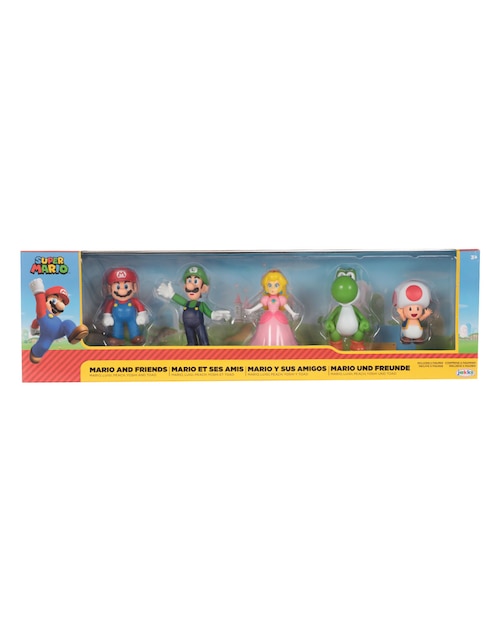 Set de figuras de acción Nintendo Super Mario and Friends Jakks Pacific