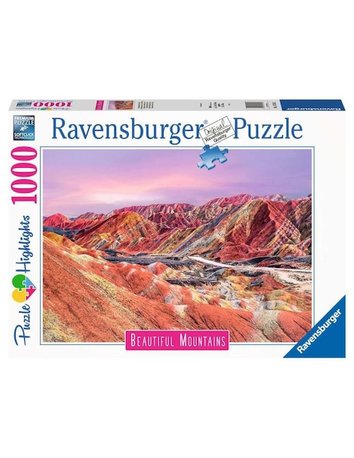 Rompecabezas Montañas Arcoiris China Ravensburger 1000 piezas