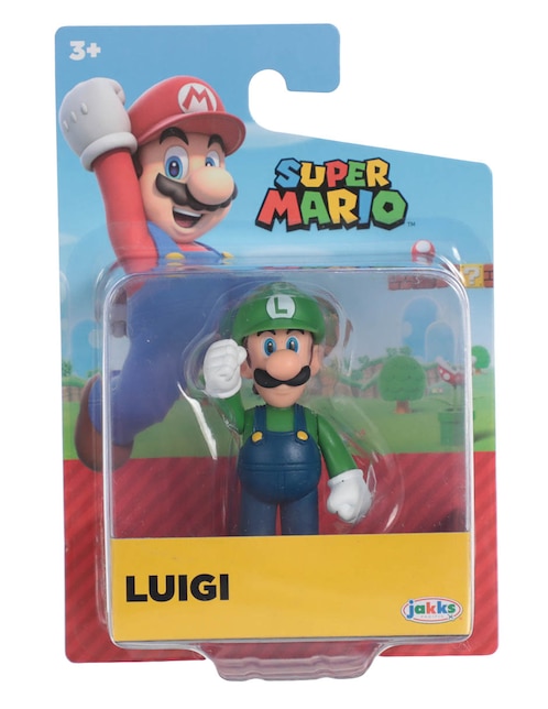 Figura de acción Super Mario Luigi Jakks Pacific articulada