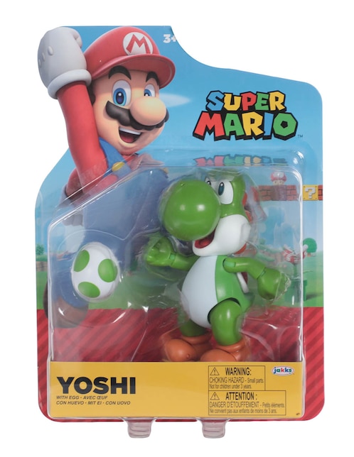 Figura de acción Super Mario Yoshi Jakks Pacific articulada