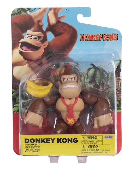 Figura de acción Donkey Kong Jakks Pacific articulada