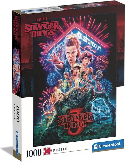 Rompecabezas Serie Stranger Things III Clementoni 1000 piezas