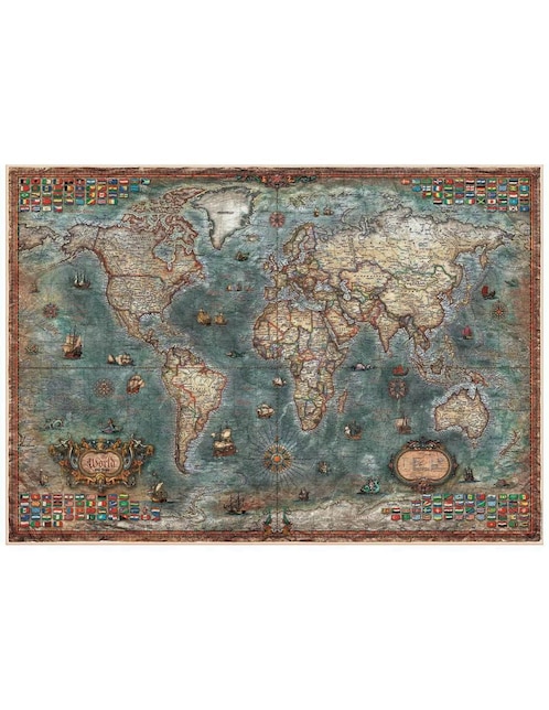 Rompecabezas Mapa histórico Educa 8000 piezas