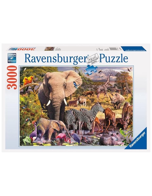 Rompecabezas Animales de la selva Ravensburger 3000 piezas