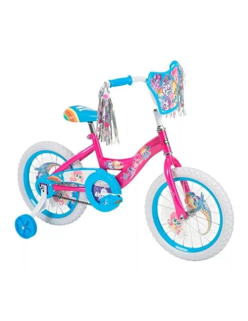 Bicicleta infantil Huffy rodada 16 My Little Pony para niña