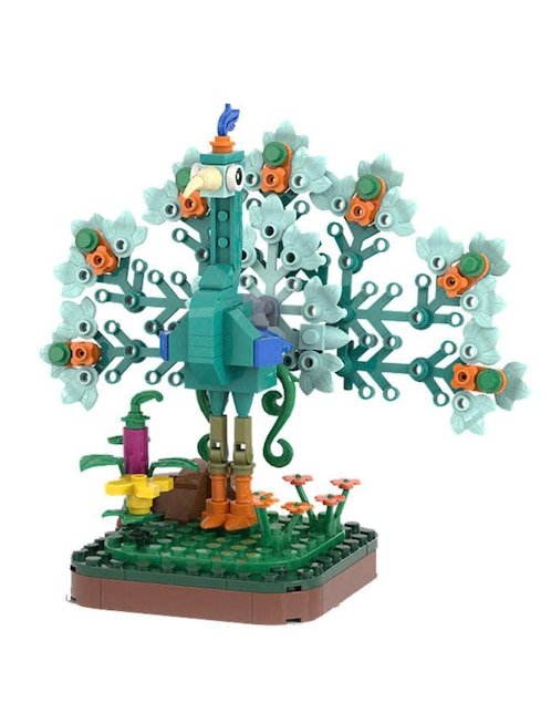 Toygon Set de juguetes de construcción de Pavo Real