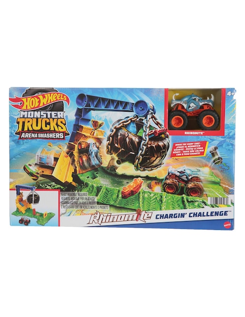 Pista armable Hot Wheels Reto en la Selva Monster Trucks