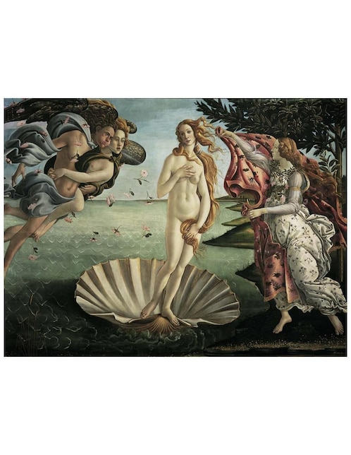 Rompecabezas Nacimiento de Venus Ravensburger 1000 piezas