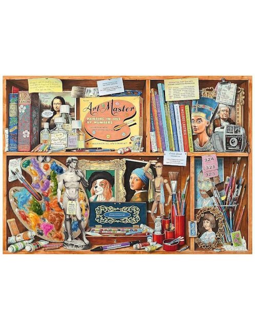 Rompecabezas Escritorio del artista Ravensburger 1000 piezas