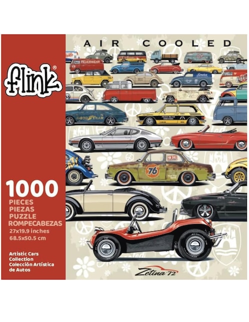 Rompecabezas Coches Flink 1000 piezas