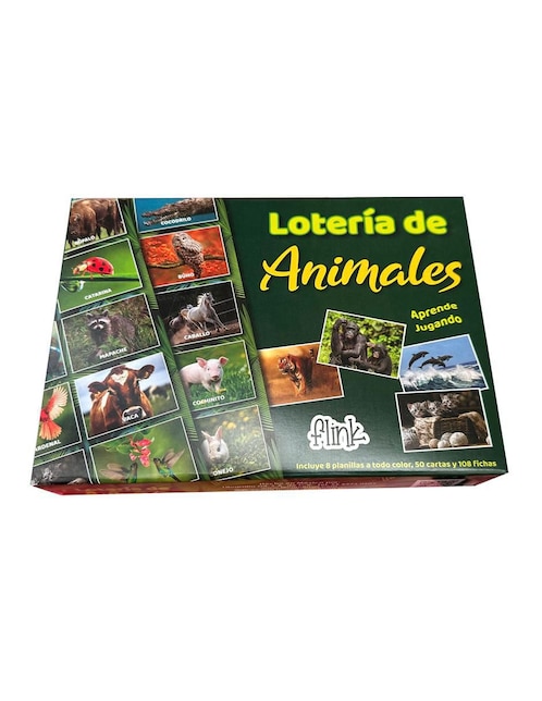 Lotería de animales animal planet Flink