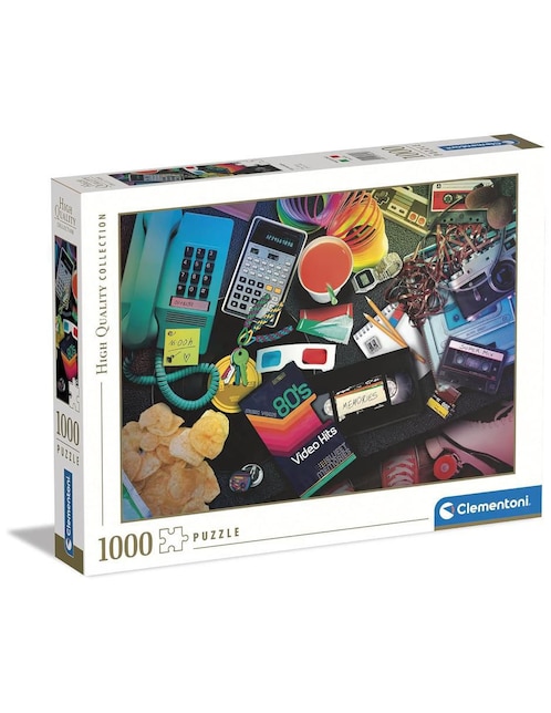 Rompecabezas Nostalgia de los 80 Clementoni 1000 piezas