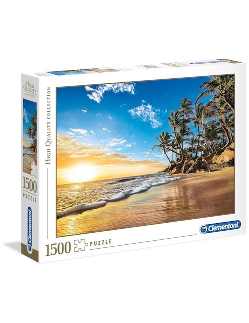 Rompecabezas Amanecer Tropical Clementoni 1500 piezas