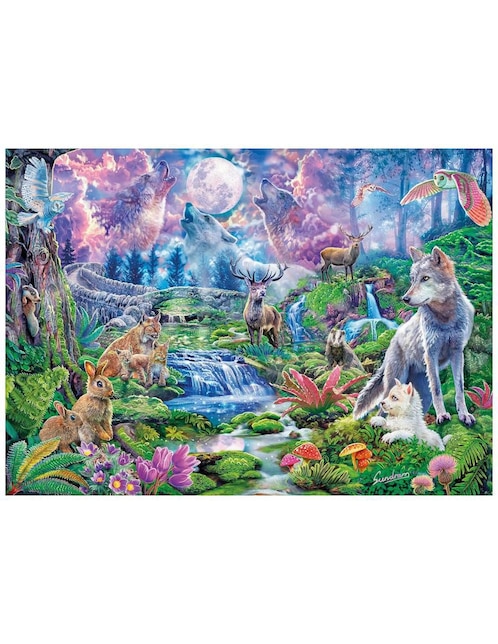 Rompecabezas Bosque Fantastico Clementoni 3000 piezas