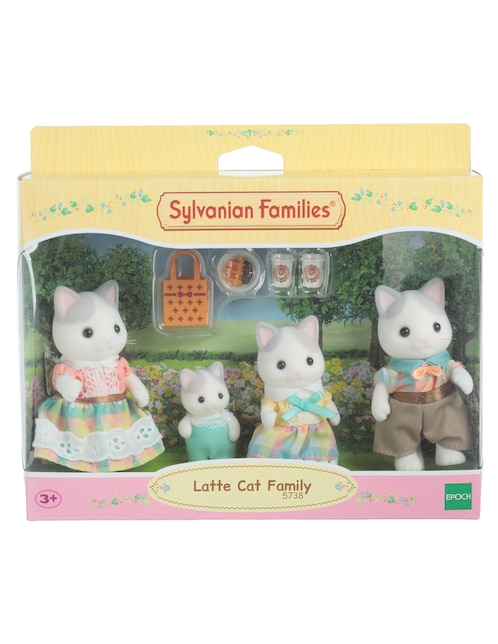 Set muñecas Sylvanian Families Latte Cat