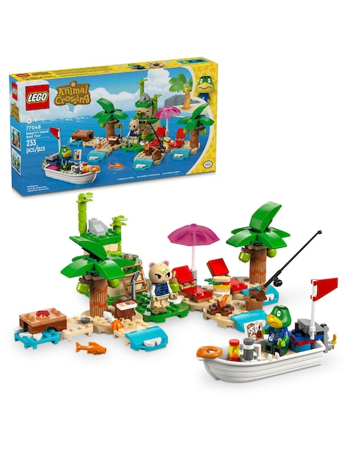 Lego Animal Crossing Tour isleño en la barca del Capitán 77048