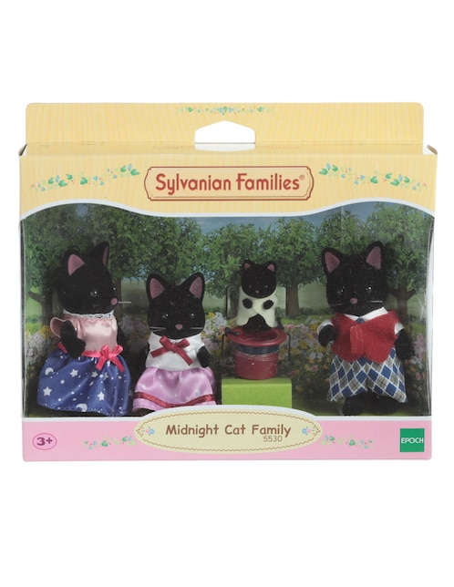 Set muñecas Sylvanian Families Midnight  Cat