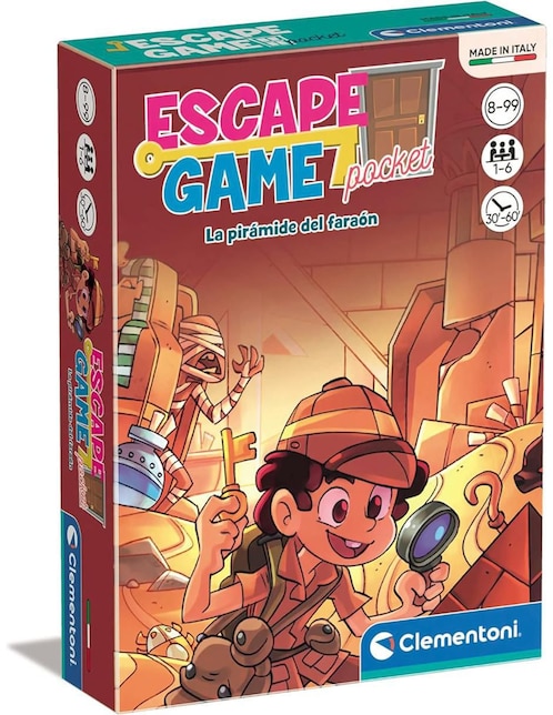 Escape Game Pocket: La pirámide del faraón Clementoni