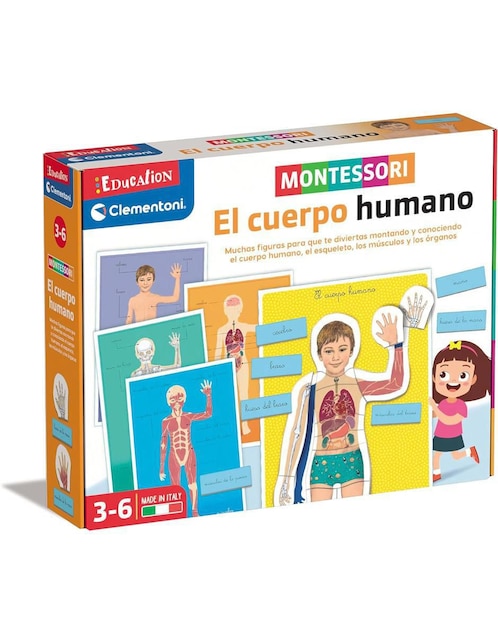 El Cuerpo Humano Montessori Clementoni